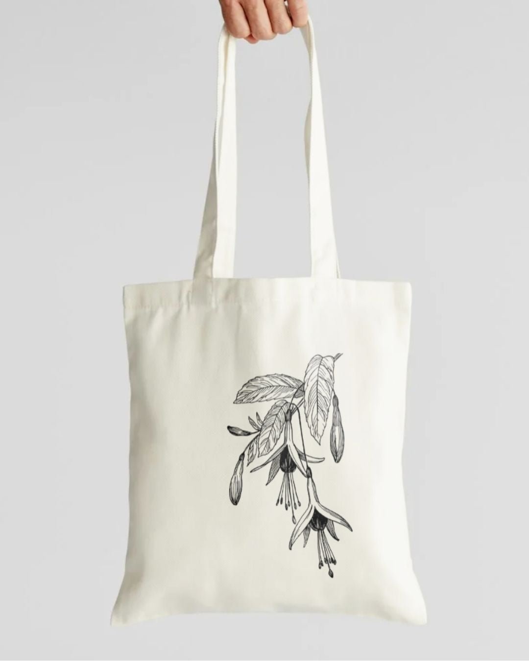 Natural Lillies Tote Bag - Concorde-design