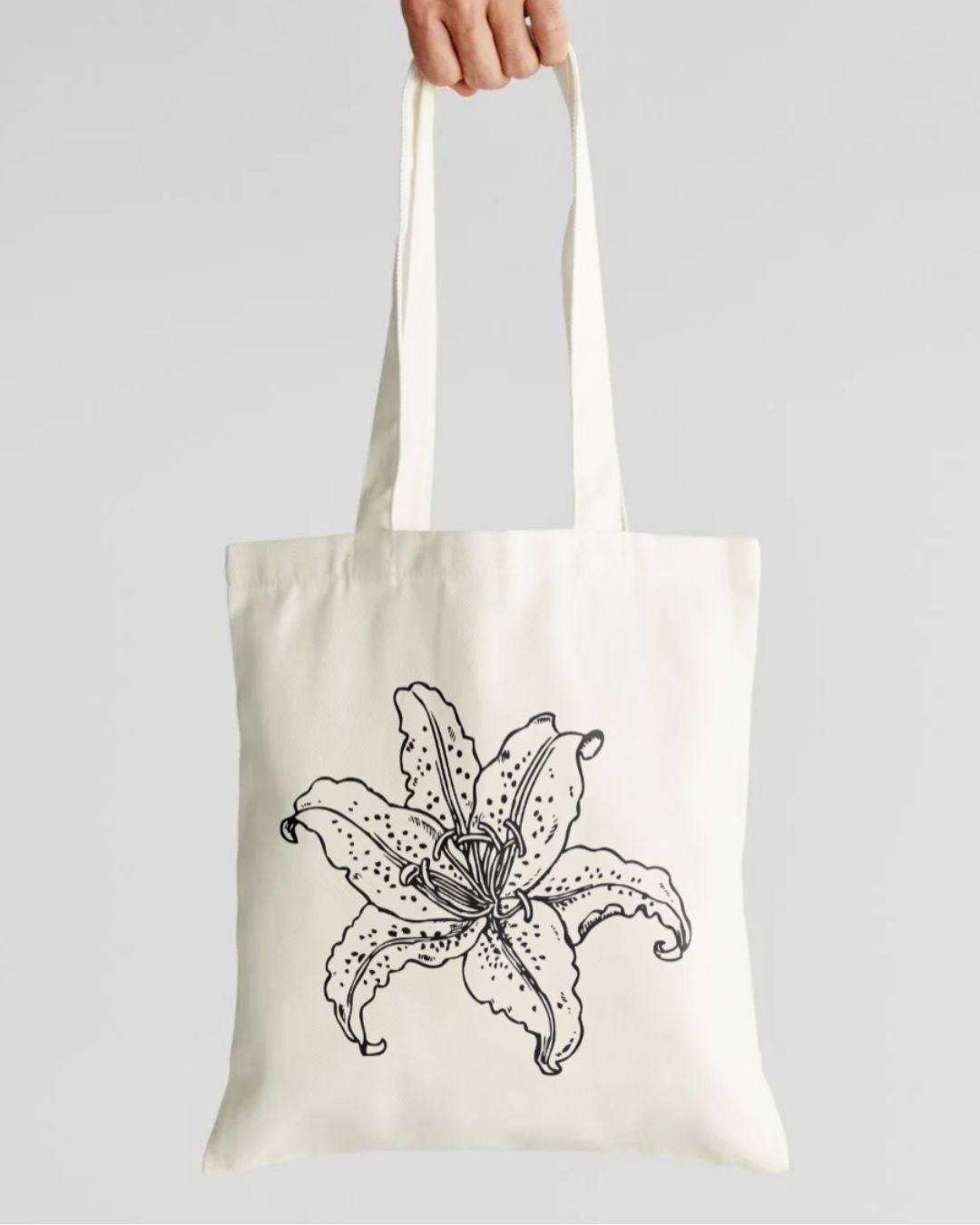 Natural Lillies Tote Bag II - Concorde-design